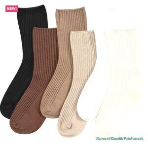 Women's Crew Socks 6 Pack Cotton Casual Workout Socks